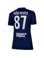 Billige Paris Saint-Germain Joao Neves #87 Hjemmedrakt Dame 2025-26 Kortermet
